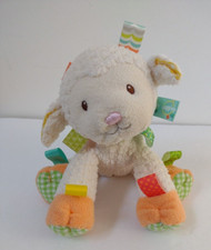 Mary Meyer Taggies Signature Collection Sherbet Lamb Sewn Face Features Washable