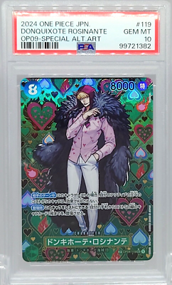 PSA10 One Piece Card Game Japanese Donquixote Rosinante Special
