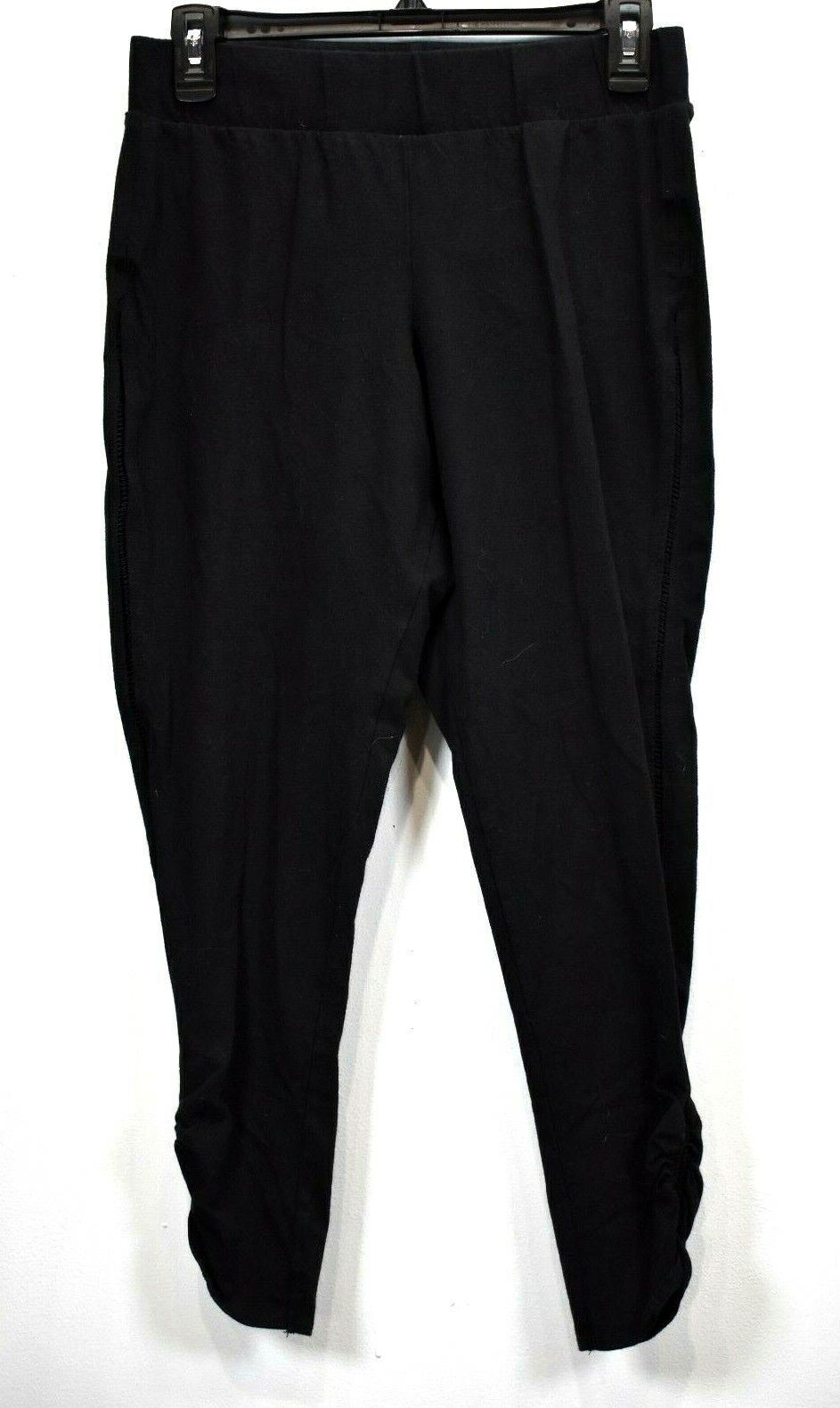 Torrid Womens Solid Black Drawstring Elastic Wais… - image 1