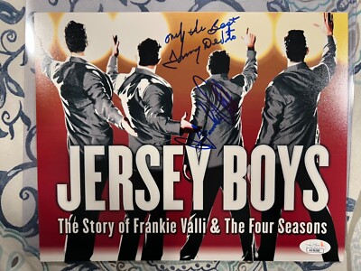 Frankie Valli Tommy DeVito signed JSA COA 8x10 Four Seasons
