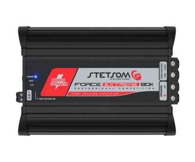 Stetsom FORCE EXTREME 80k   HIGH VOLTAGE   - Mono Car Audio Amplifier