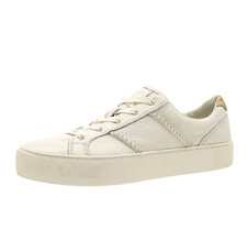 Ugg D1390 Womens White Leather Dinale Casual Sneakers Size 10M