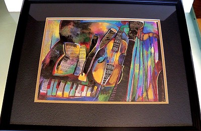 INSTRUMENT III---SIGNED--165/395--LITHOGRAPH-- BY JOANNA TYKA WITH CERTIFICATES