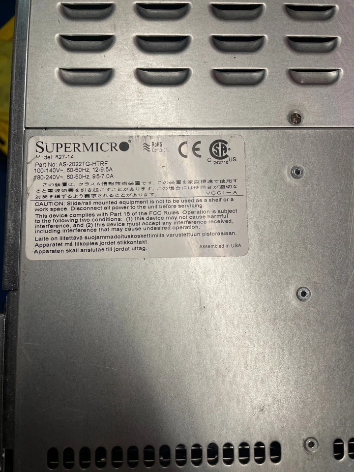 Supermicro Server 827-14 AMD Opteron 6212 x 8 processors with 256GB of ram - Image 3 of 4