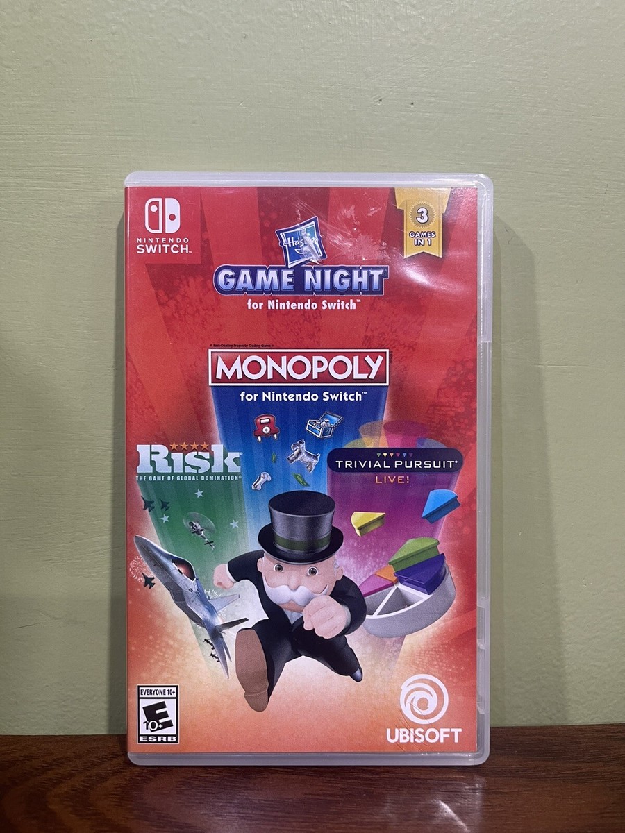 Hasbro Game Night (Switch) Includes Risk, Monopoly and Trivial