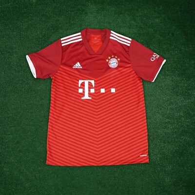 FC Bayern Munchen Bundesliga Adidas Red Men's Home Jersey | eBay