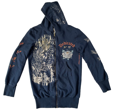 ED HARDY x Christian Audigier Full Zip Hoodie Vintage