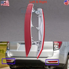 Pair For Subaru Forester 2009-2018 Rear bumper reflector Lamp