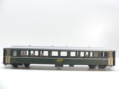 Bemo H0m 3051 Personenwagen 2.Kl. B2372, RhB, DC, TOP ohne OVP #66816