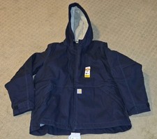 FR Carhartt Full Swing Navy Women s Jacket NWT Flame Resistant XXL Sherpa Hood