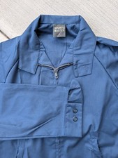 Vtg NOS 80’s Blue Men’s Zip Dacron Cotton Rockabilly Jacket Size Med USA Made
