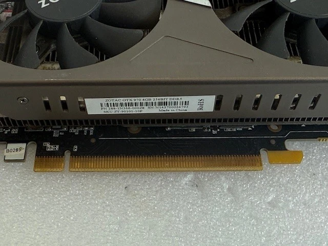 Zotac GeForce GTX 970 4GB 256BIT DDR5 288-1N366-000Z8 ZT-90101-10P - Image 3 of 4