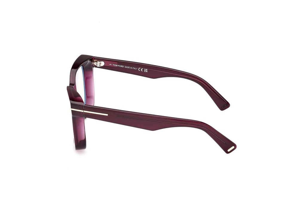 Tom Ford FT5881 B 081 Plastic Shiny Violet 52 mm Women's Eyeglasses - Image 3 of 4