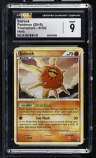 CGC 9 MINT Solrock 9/102 Triumphant Holo Pokemon Card