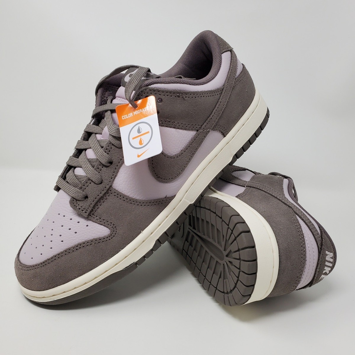 Nike Dunk Low SE Platinum Violet Cave Stone FQ8249-001 Men display picture 3