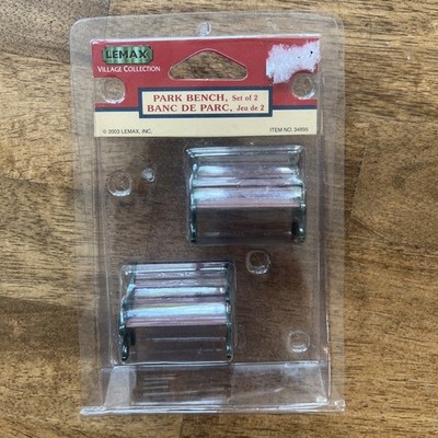 Lemax 9898198 Park Benches 34895 - NEW / SEALED - FREE SAME DAY SHIPPING