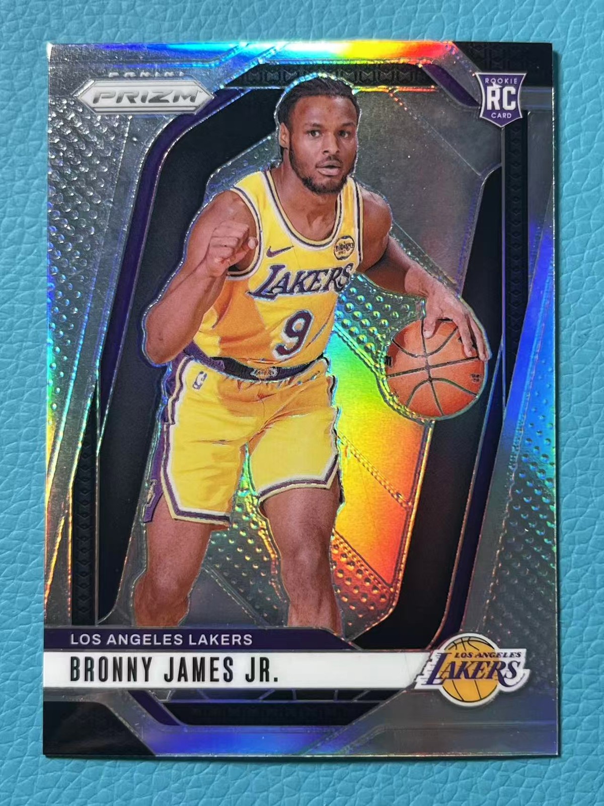 Bronny James JR 2024-25 Panini Prizm Silver RC Los Angeles Lakers #243