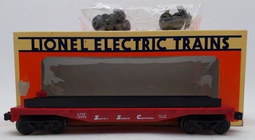Coche plano Lionel 6-16930 calibre O AT&SF con juegos de ruedas #16930 EX/caja | Condition: Used