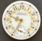 Lot of 9 Antique Fancy Pocket Watch Movements & Dials Waltham Elgin