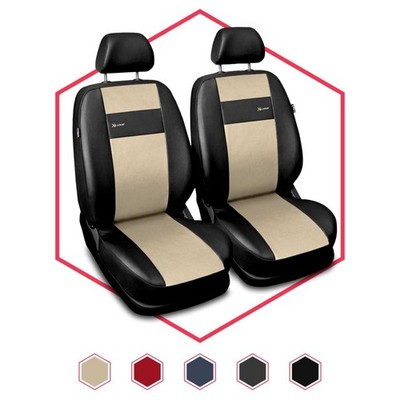 Autositzbezüge Universal Schonbezüge Sitzauflage PKW 1+1 Vorne für Dacia Logan
