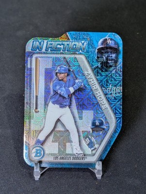 2025 Bowman Draft - Bowman in Action Zyhir Hope #BIA-11 Mojo Refractor (RC)