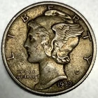 1939-P Mercury Dime 10c Circulated 90% Silver US Coin Album Toning - 3885