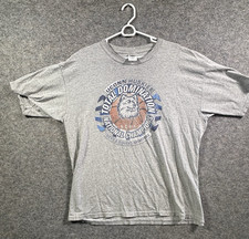 Vintage NCAA Men's UConn Huskies Gray/White grey Graphic Sport T-Shirt Size XL