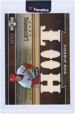 Bob Gibson Cardinals 2011 Topps Triple Threads Relics #TTRL-12 #6/27 Card