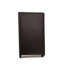 Used LOUIS VUITTON Agenda Posh Taiga/Leather/BLK/Men's