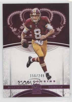 2017 Panini Preferred Crown Royale Pink 156/249 Kirk Cousins #71 0b3