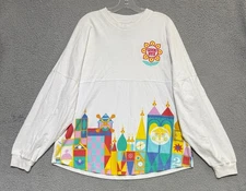 Disneyland Disney Parks Its a Small World Spirit Jersey Adult size Large Vintage