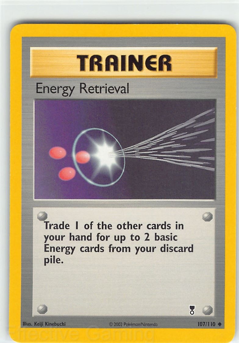 Energy Retrieval 107/110 Uncommon Legendary Collection Pokemon NM Kinebuchi