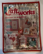 Craft Works for the Home Magazine Feb 1992 With Project Sleeve And Thread