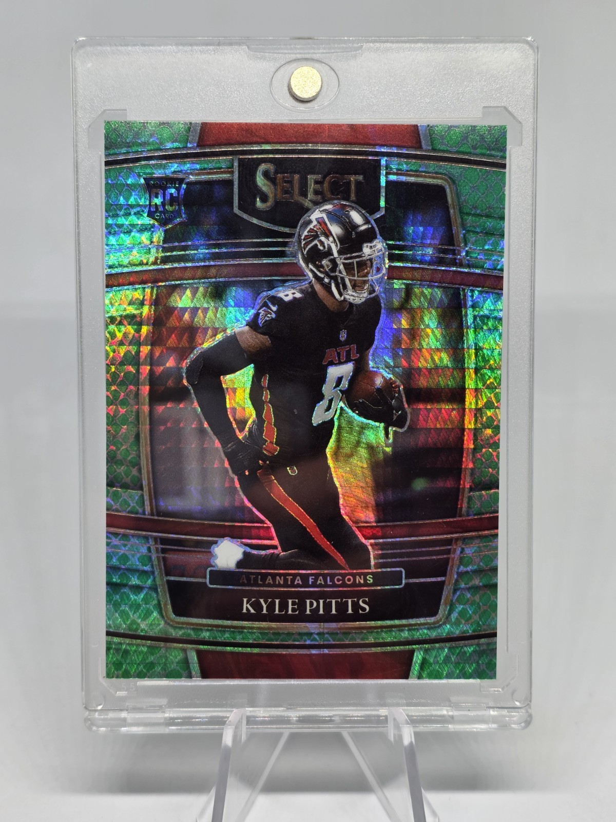 2021 Select Kyle Pitts Concourse Rookie Dragon Scale Prizm /89 Falcons RC