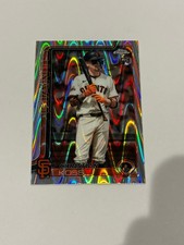 Christian Koss 2025 Topps Chrome Update RayWave RC #USC26 Giants