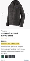 Patagonia Nano Puff Hoodie – Men’s M-NWOT￼