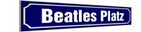 Holzschild 10X46 Cm Beatles Platz Hamburg StraßE Stadt Deko Geschenk Holz Schild