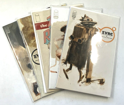 Image ZOMBIES VS ROBOTS Classics #1-4 Complete + Variant Ashley Wood NM (9.4)