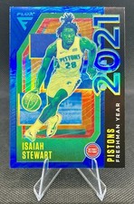 2020-21 Panini Flux Isaiah Stewart Freshman Year Blue /99 #5