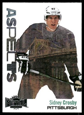 2022-23 SkyBox Metal Universe #A-3 Sidney Crosby Aspects Autographs