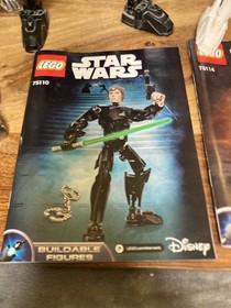 LEGO Star Wars Buildable Figures 75107, 75110, 75114 With Boxes And Manuels Luke