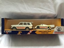 CORGI TOYS ADMIRAL RACING TEAM RANGE ROVER & TRAILER PLUS RACING CAR BOXED