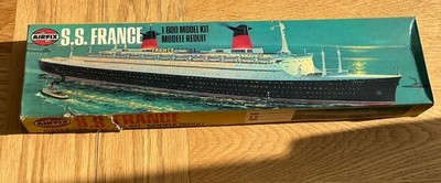 Airfix sehr selten SS France Vintage 1970`s unmontierter Modellbausatz im Maßstab 1:600 Neu