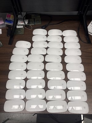 LOT OF 38 A3204 Apple Wireless Magic Mouse Tested & Works!! No Cables!!