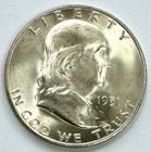 1951-S Franklin Half Dollar, Uncertified, NR