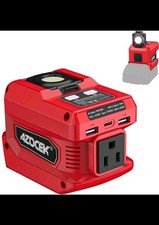 220W Power Inverter Compatible with Milwaukee 18V Battery AZOCEK Open Box