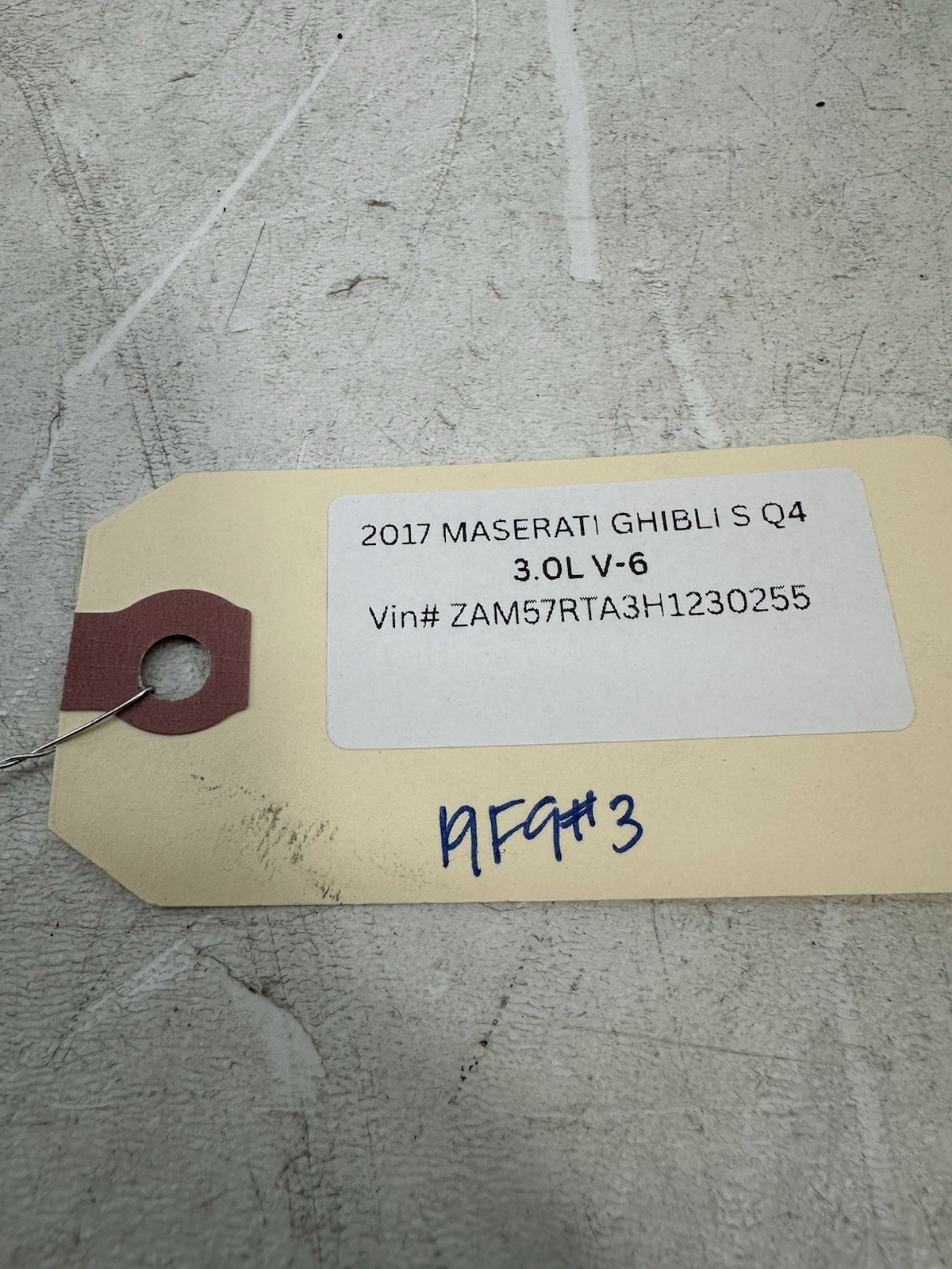 Maserati Ghibli 2014-2017 Rear Fuse box cover Black P/N 7271381830