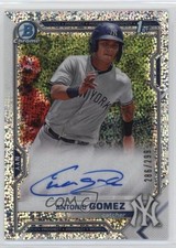 2021 Bowman Chrome Prospects Speckle Refractor 286/299 Antonio Gomez Auto nf0