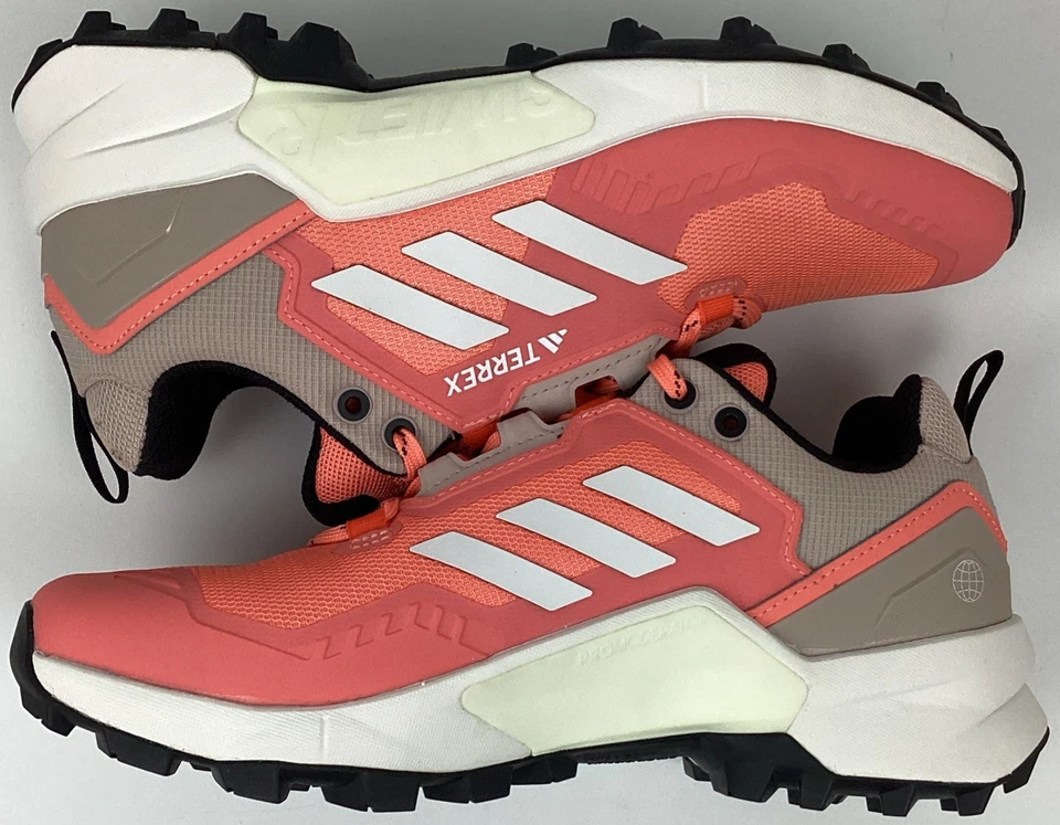 Adidas Women's Terrex Swift R3 GTX Hiking Shoes Coral Size 8 - Image 2 of 4