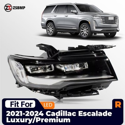 LED Headlight For 2021-2024 Cadillac Escalade Luxury/Premium Passenger Side
